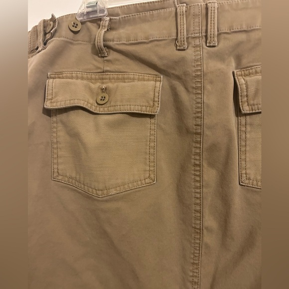 J Crew- city fit- Fitigues skirt, size 12, color khaki. - Picture 5 of 11